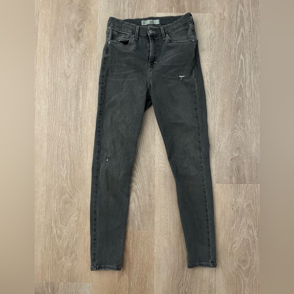 Topshop Jamie High Waist Distressed Moto Jeans - Picture 10 of 12